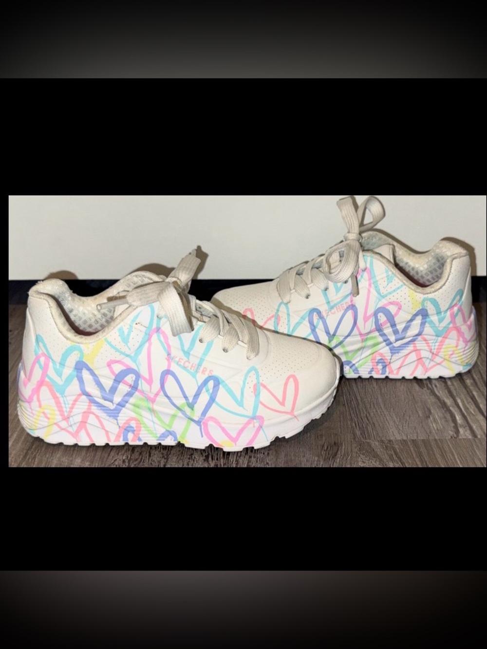 Toddler Girls Skechers X JGoldcrown Uno Lite Spread The Love Sneaker Size 11